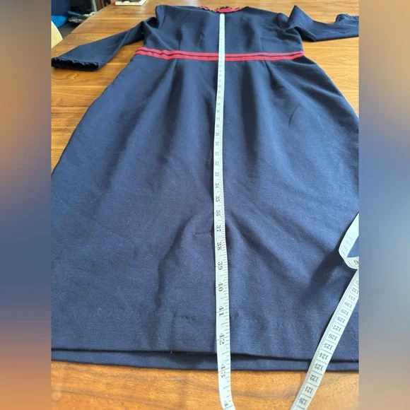 NWT Boden Annette Ponte Navy & Red Dress w 3/4 Sleeves Sz 10 US Dress like Kate! - Picture 10 of 15